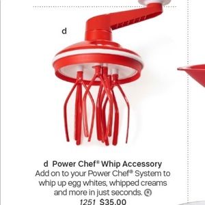 Tupperware Power Chef whip accessory